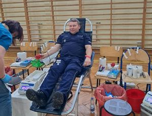 podczas oddawania krwi