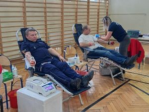 podczas oddawania krwi