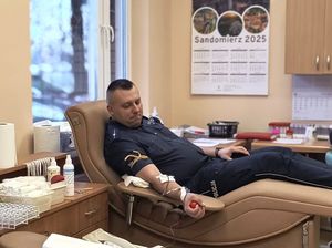 podczas oddawania krwi