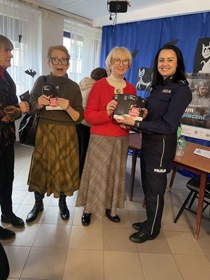 podczas spotkania z seniorami