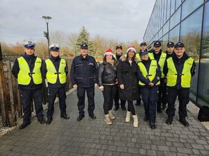 Uczestnicy rajdu pieszego