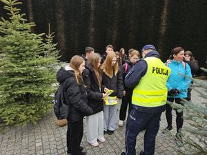 Uczestnicy rajdu pieszego