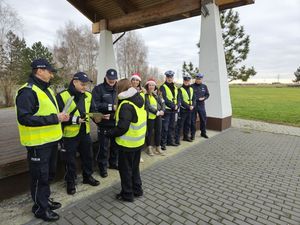 Uczestnicy rajdu pieszego