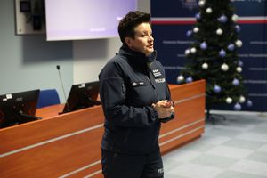 policjanci podczas szkolenia