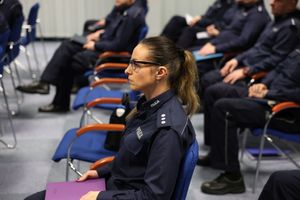 policjanci podczas szkolenia