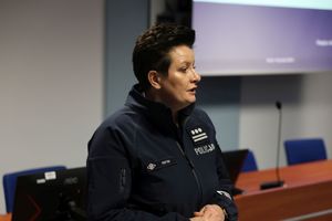 policjanci podczas szkolenia