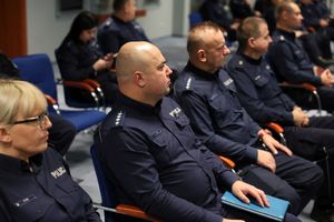 policjanci podczas szkolenia