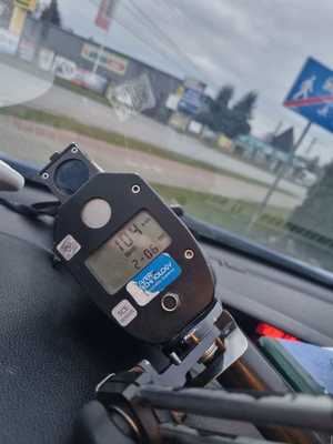 zatrzymany ciężarówka do kontroli