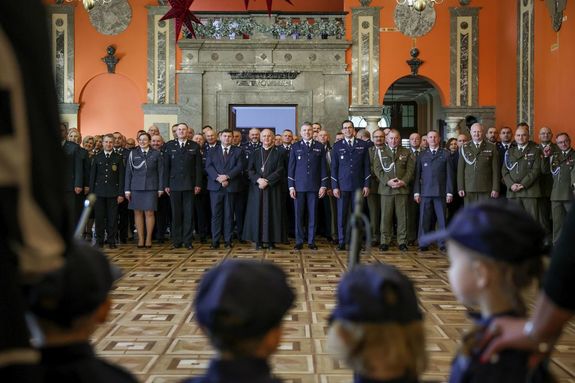 Spotkanie wigilijne świętokrzyskich policjantów
