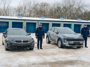 Uczestnicy odprawy rocznej w starachowickiej jednostce