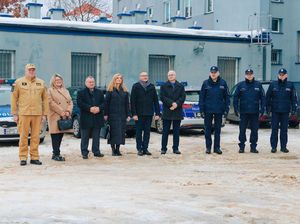 Uczestnicy odprawy rocznej w starachowickiej jednostce