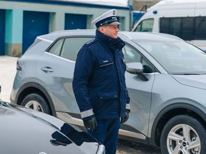 Uczestnicy odprawy rocznej w starachowickiej jednostce