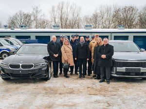 Uczestnicy odprawy rocznej w starachowickiej jednostce