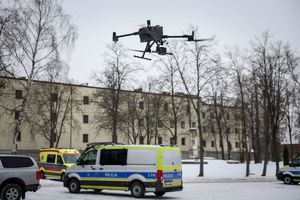 Nowoczesny dron ze skanerem 3D