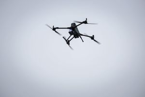 Nowoczesny dron ze skanerem 3D