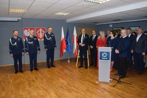 Uroczysta zbiórka jędrzejowskich policjantów