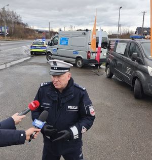 Policjanci w trakcie działań