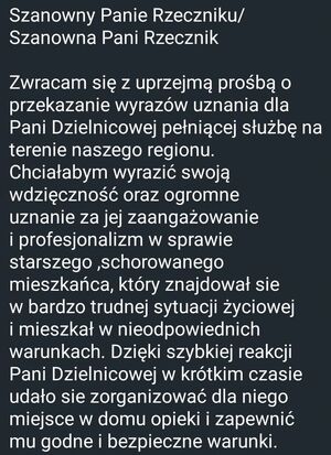 podziękowania