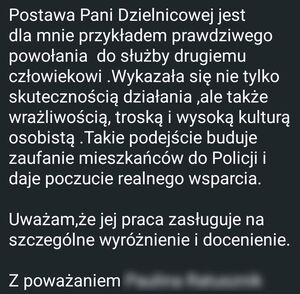 podziękowania