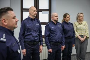 Uroczystość powierzenia obowiązków na stanowisku naczelnika nowego wydziału