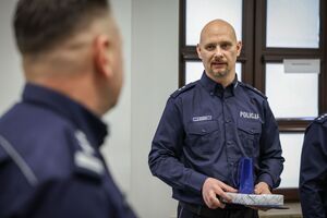 Uroczystość powierzenia obowiązków na stanowisku naczelnika nowego wydziału