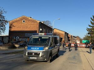 Policjanci czuwali nad bezpieczeństwem podczas meczu