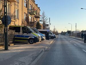 Policjanci czuwali nad bezpieczeństwem podczas meczu