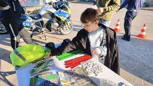 Uczestnicy podczas rajdu