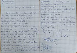 Podziękowania dla ostrowieckiego dzielnicowego