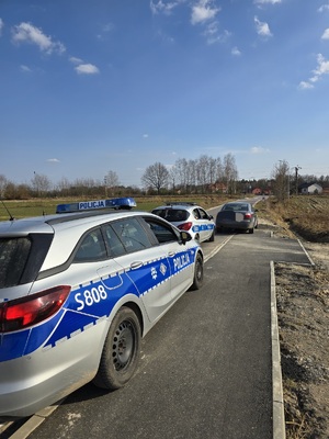 zatrzymane do kontroli Audi