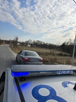 zatrzymane do kontroli Audi