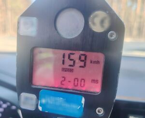 Wskazanie miernika prędkości