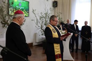 Uczestnicy spotkania wielkanocnego