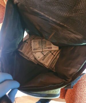 zabezpieczone pieniądze