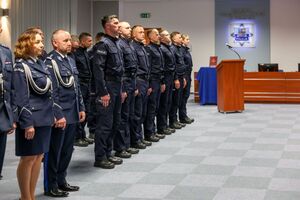 Ślubowanie nowych policjantów
