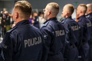 Ślubowanie nowych policjantów