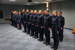 Ślubowanie nowych policjantów