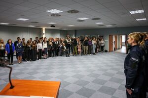 Ślubowanie nowych policjantów