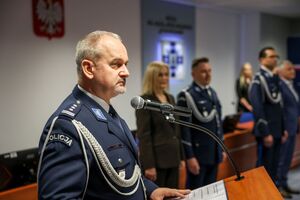 Ślubowanie nowych policjantów