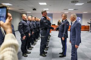 Ślubowanie nowych policjantów