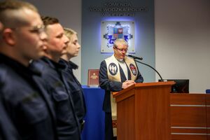 Ślubowanie nowych policjantów