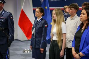 Ślubowanie nowych policjantów