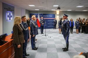 Ślubowanie nowych policjantów