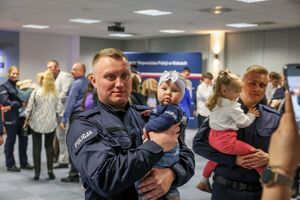 Ślubowanie nowych policjantów