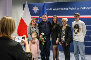 Ślubowanie nowych policjantów