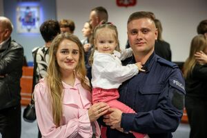 Ślubowanie nowych policjantów