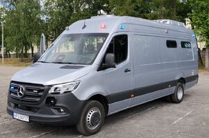 nowy Mercedes w kieleckiej konwojówce