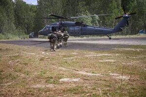 Black Hawk nad Kielcami. Policyjni kontrterroryści doskonalili działania z powietrza