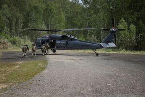 Black Hawk nad Kielcami. Policyjni kontrterroryści doskonalili działania z powietrza