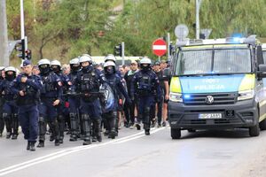 Świętokrzyscy policjanci zabezpieczali mecz